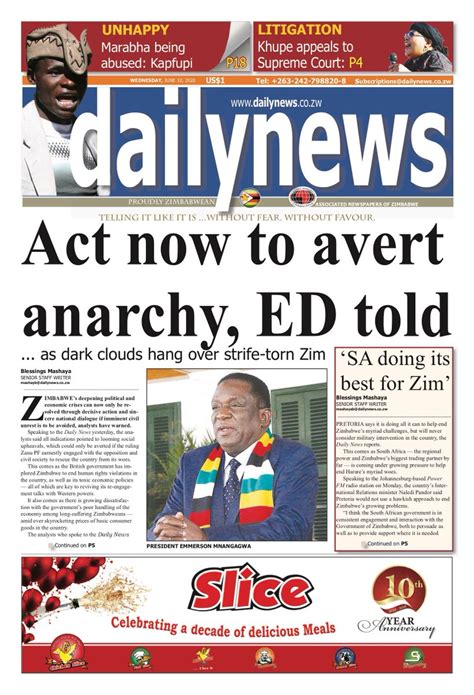 Zimbabwe Newspapers & News Media .